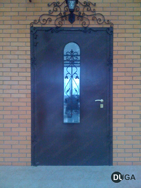 Двери входные со стеклом