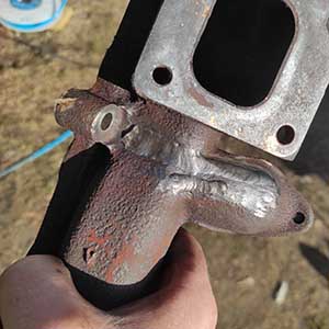 пробитый поддон